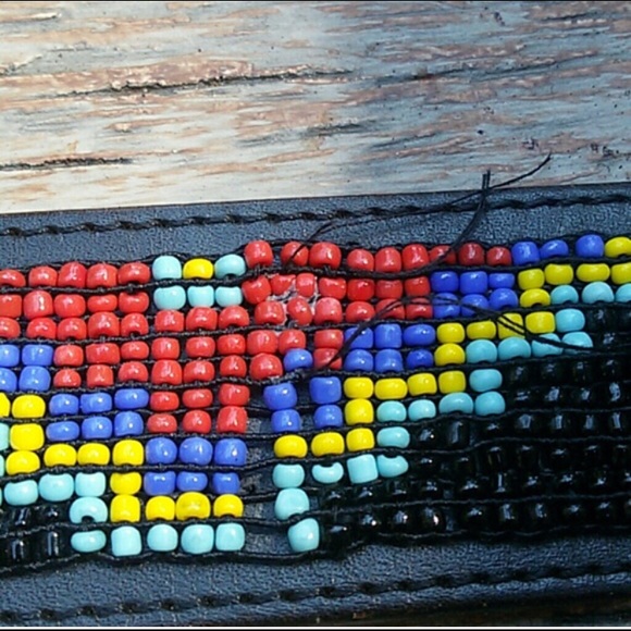 Beaded boho belt southwest style extra small - Picture 4 of 4